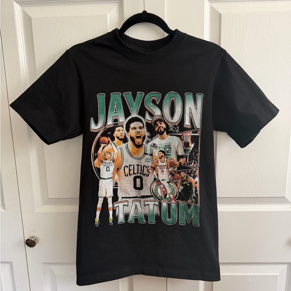 Jayson Tatum Black Graphic T-Shirt